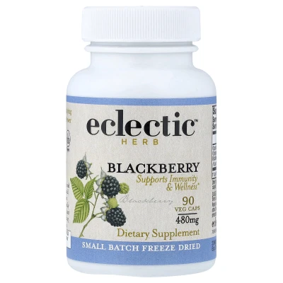 Eclectic Herb - Freeze-Dried | Blackberry | 90 Veg Caps (480 mg per Capsule)