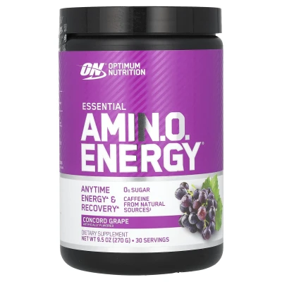 Optimum Nutrition - Essential Amin.O. Energy® | Concord Grape | 9.5 oz (270 g)