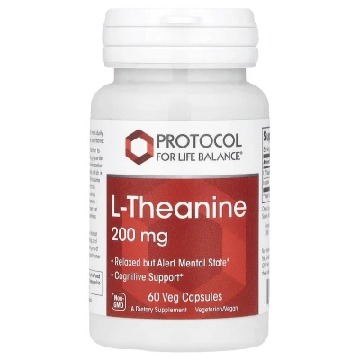 Protocol for Life Balance - L-Theanine | 200 mg | 60 Veg Capsules