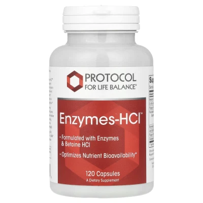 Protocol for Life Balance - Enzymes-HCl™ | 120 Capsules