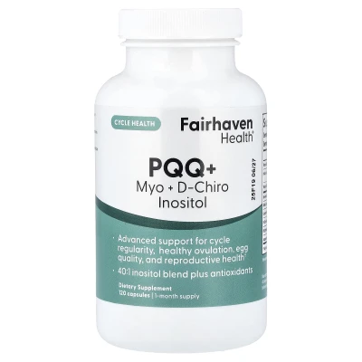 Fairhaven Health - PQQ + Myo + D-Chiro Inositol | 120 Capsules