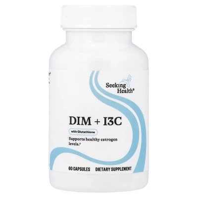 Seeking Health - DIM + I3C with PQQ | 60 Vegetarian Capsules