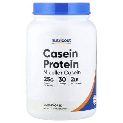 Nutricost - Casein Protein | Unflavoured | 2 lb (907 g)