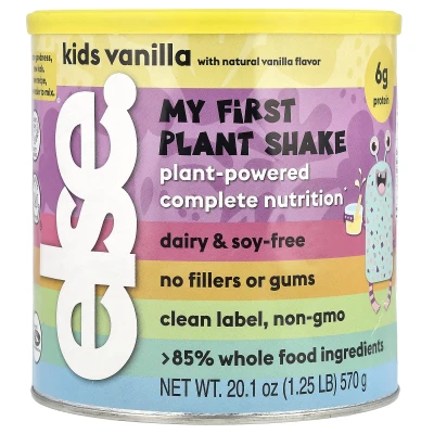 Else - My First Plant Shake | Plant-Powered Complete Nutrition | Kids Vanilla | 20.1 oz (570 g)