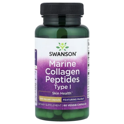 Swanson - Marine Collagen Peptides Type 1500 mg | 60 Veg Capsules