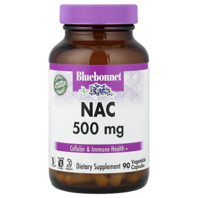 Bluebonnet Nutrition - NAC | 500 mg | 90 Vegetable Capsules