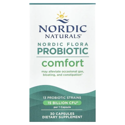 Nordic Naturals - Nordic Flora Probiotic | Comfort | 15 Billion CFU | 30 Capsules