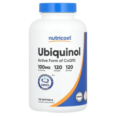 Nutricost - Ubiquinol | 100 mg | 120 Softgels