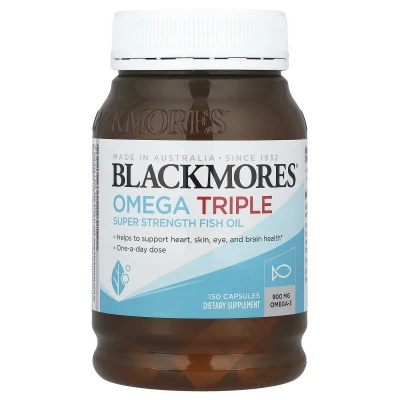 Blackmores - Omega Triple | Super Strength Fish Oil | 900 mg | 150 Capsules