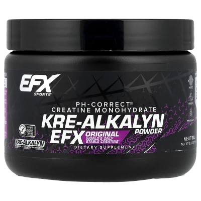 EFX Sports - pH-Correct® Creatine Monohydrate | Kre-Alkalyn EFX Powder | Neutral | 100 g (3.53 oz)