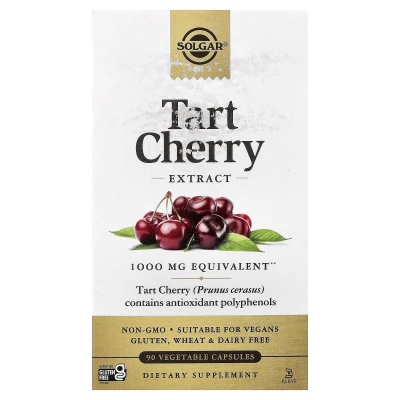 Solgar - Tart Cherry Extract | 1000 mg | 90 Vegetable Capsules
