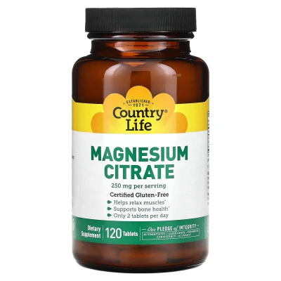 Country Life - Magnesium Citrate | 120 Tablets