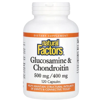 Natural Factors - Glucosamine & Chondroitin | 120 Capsules