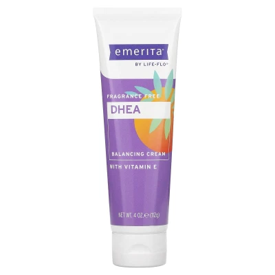 Emerita - DHEA Balancing Cream with Vitamin E | Fragrance Free | 4 oz (112 g)