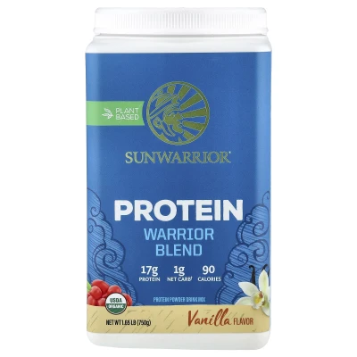Sunwarrior - Warrior Blend | Protein | Vanilla | 1.65 lb (750 g)