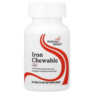 Seeking Health - Iron Chewable | 60 Chewable Tablets