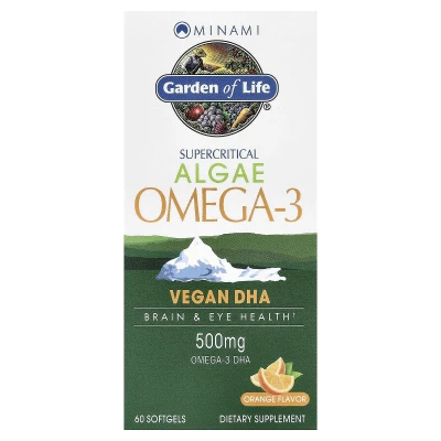 Minami Nutrition - Algae Omega-3 | Orange | 60 Softgels