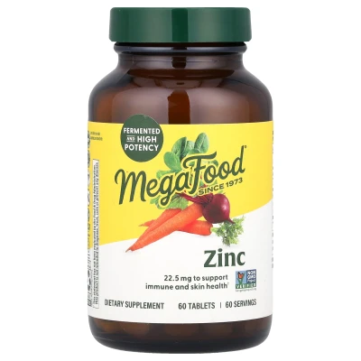MegaFood - Zinc | 22.5 mg | 60 Tablets