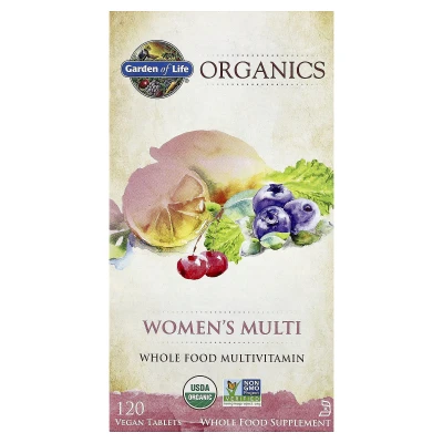 Garden of Life - Organics | Women's Multi | 120 Vegan Tablets