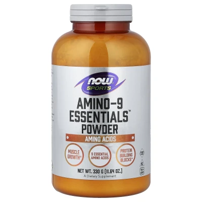 NOW Foods - Sports | Amino-9 Essentials™ Powder | 11.64 oz (330 g)