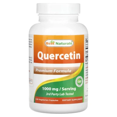 Best Naturals - Quercetin | 120 Vegetarian Capsules (500 mg per Capsule)