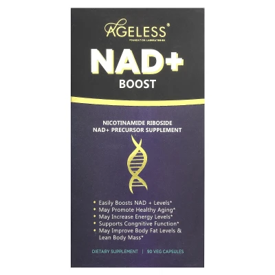 Ageless Foundation Laboratories - NAD+ Boost | 90 Veg Capsules