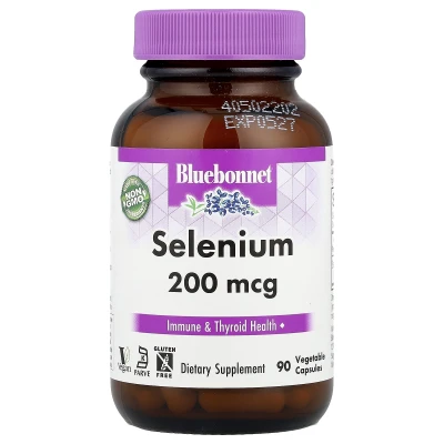 Bluebonnet Nutrition - Selenium | 200 mcg | 90 Vegetable Capsules