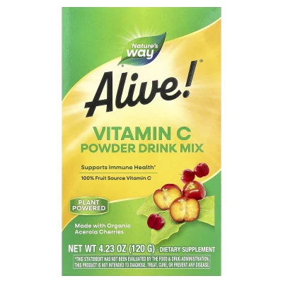 Nature's Way - Alive!® Vitamin C Powder Drink Mix | 4.23 oz (120 g)