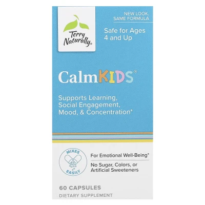 Terry Naturally - Calm Kids | Ages 4 and Over | 60 Capsules