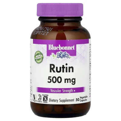 Bluebonnet Nutrition - Rutin | 500 mg | 50 Vegetable Capsules