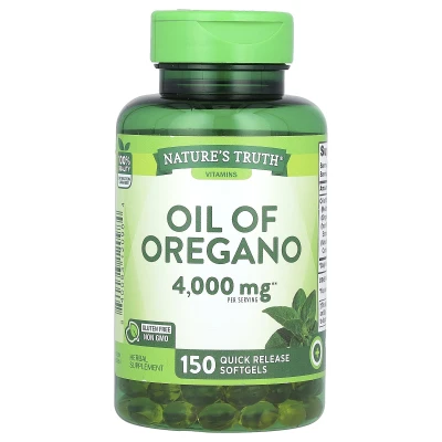 Nature's Truth - Vitamins | Oil of Oregano | 2000 mg | 150 Quick Release Softgels