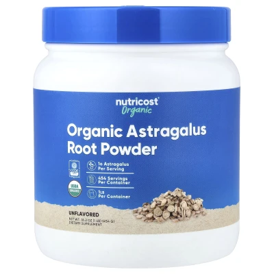 Nutricost - Organic Astragalus Root Powder | Unflavoured | 16.2 oz (454 g)