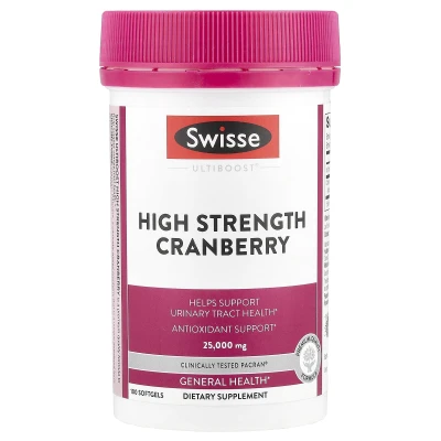 Swisse - Ultiboost® | High Strength Cranberry | 25000 mg | 100 Softgels
