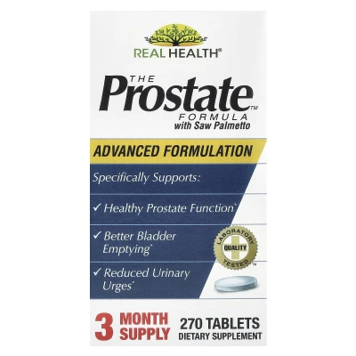 Real Health - The Prostate Formula with Saw Palmetto | 270 Tablets
