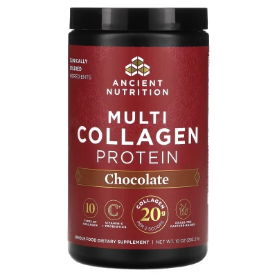 Ancient Nutrition - Multi Collagen Protein | Chocolate | 10 oz (283.5 g)