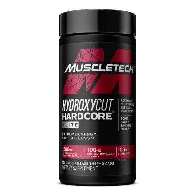 MuscleTech - Hydroxycut Hardcore Elite | 100 Rapid-Release Thermo Caps