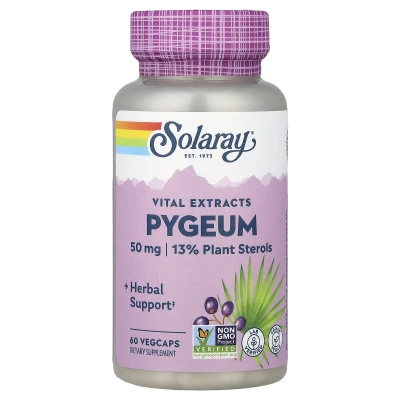 Solaray - Vital Extracts | Pygeum | 50 mg | 60 veg caps