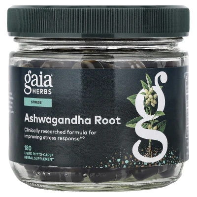 Gaia Herbs - Ashwagandha Root | 180 Liquid Phyto-Caps