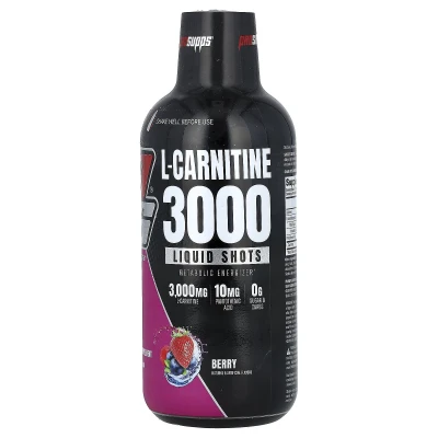 ProSupps - L-Carnitine 3000 Liquid Shots | Berry | 16 fl oz (473 ml)