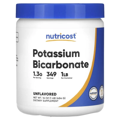 Nutricost - Potassium Bicarbonate | Unflavoured | 16 oz (454 g)