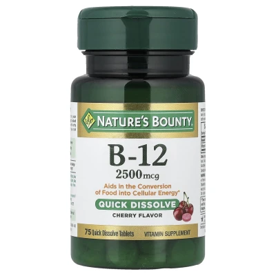 Nature's Bounty - Vitamin B-12 | | 2 | 500 mcg | 75 Quick Dissolve Tablets
