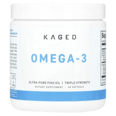 Kaged - Omega-3 | Triple Strength | 60 Softgels