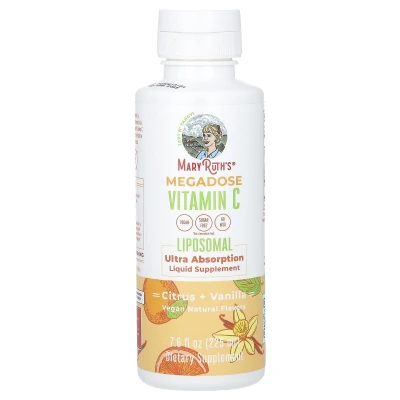 MaryRuth's - Megadose Vitamin C Liposomal | Citrus + Vanilla | 7.6 fl oz (225 ml)