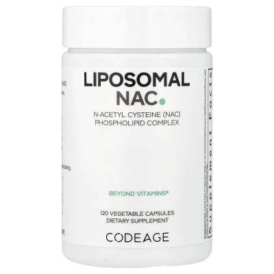 Codeage - Liposomal NAC | 120 Vegetable Capsules (450 mg per Capsule)