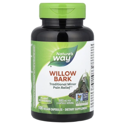 Nature's Way - Willow Bark | 100 Vegan Capsules (340 mg per Capsule)