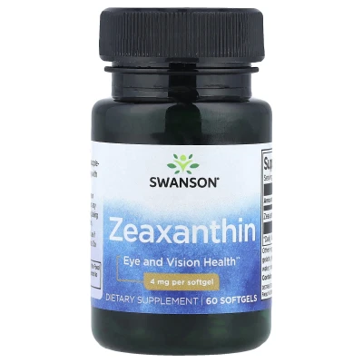 Swanson - Zeaxanthin | 4 mg | 60 Softgels