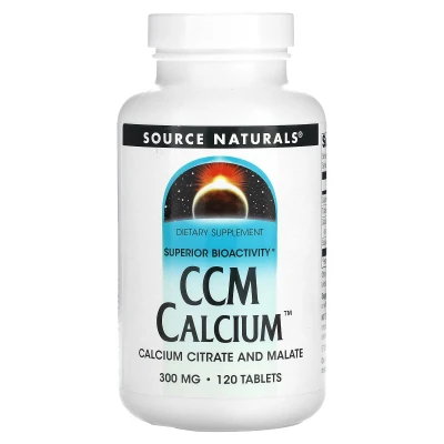 Source Naturals - CCM Calcium | 300 mg | 120 Tablets