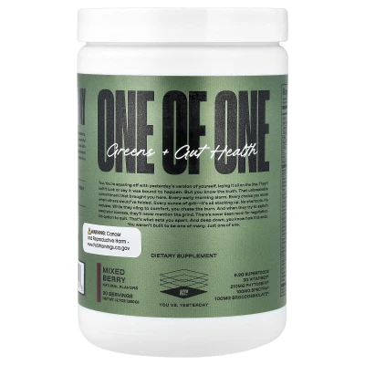 ONE OF ONE - Greens + Gut Health | Mixed Berry | 12.7 oz (360 g)