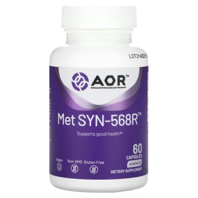 Advanced Orthomolecular Research AOR - Met SYN-568R | 60 Capsules