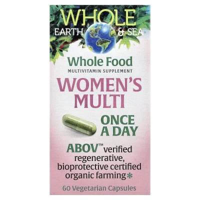 Natural Factors - Whole Earth & Sea® | Women's Multi | 60 Vegetarian Capsules